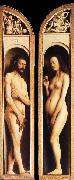 Jan Van Eyck Adam and Eva oil on canvas